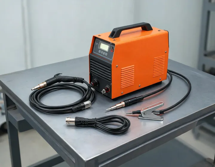 Kemppi welding power source and torch set