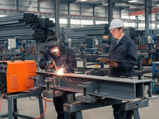 Fabrication shop welding