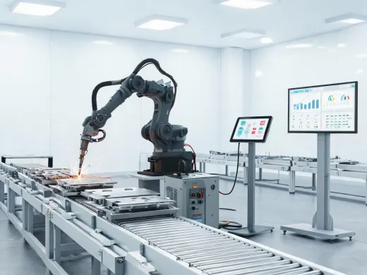 Manufacturing automation welding fixture