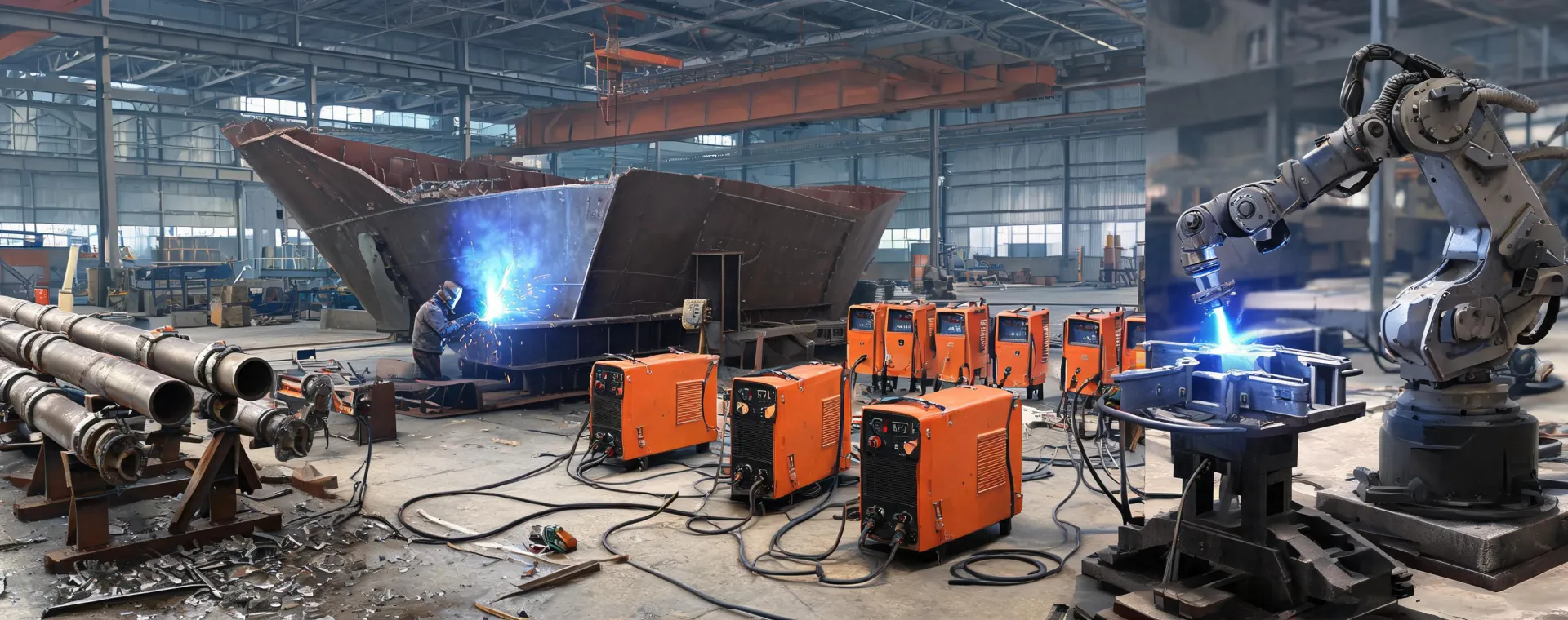 Kemppi welding equipment across industrial sectors
